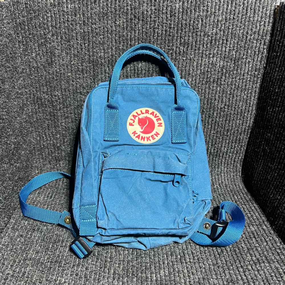 Fjallraven Kanken Mini Backpack Unisex Blue Small 23561 Outdoor Classic Bag
